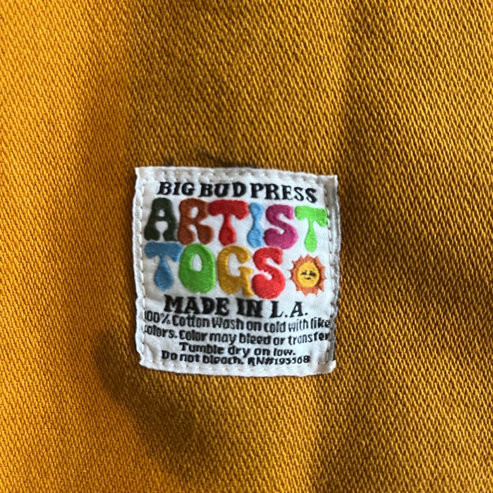 Big Bud Press Overalls size SMALL spicy mustard - Picture 8 of 8